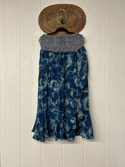 Crepe Sari Inner Peace Wrap Skirt 0626 098