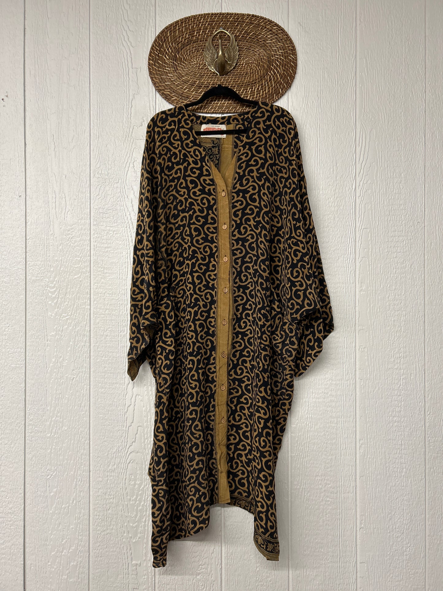 Crepe Sari Gaia Duster Dress 0826 139