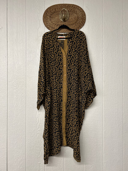 Crepe Sari Gaia Duster Dress 0826 139