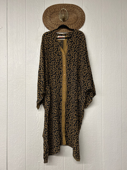 Crepe Sari Gaia Duster Dress 0826 139