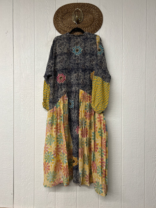 Crepe Sari Evermore Kimono 1026 088