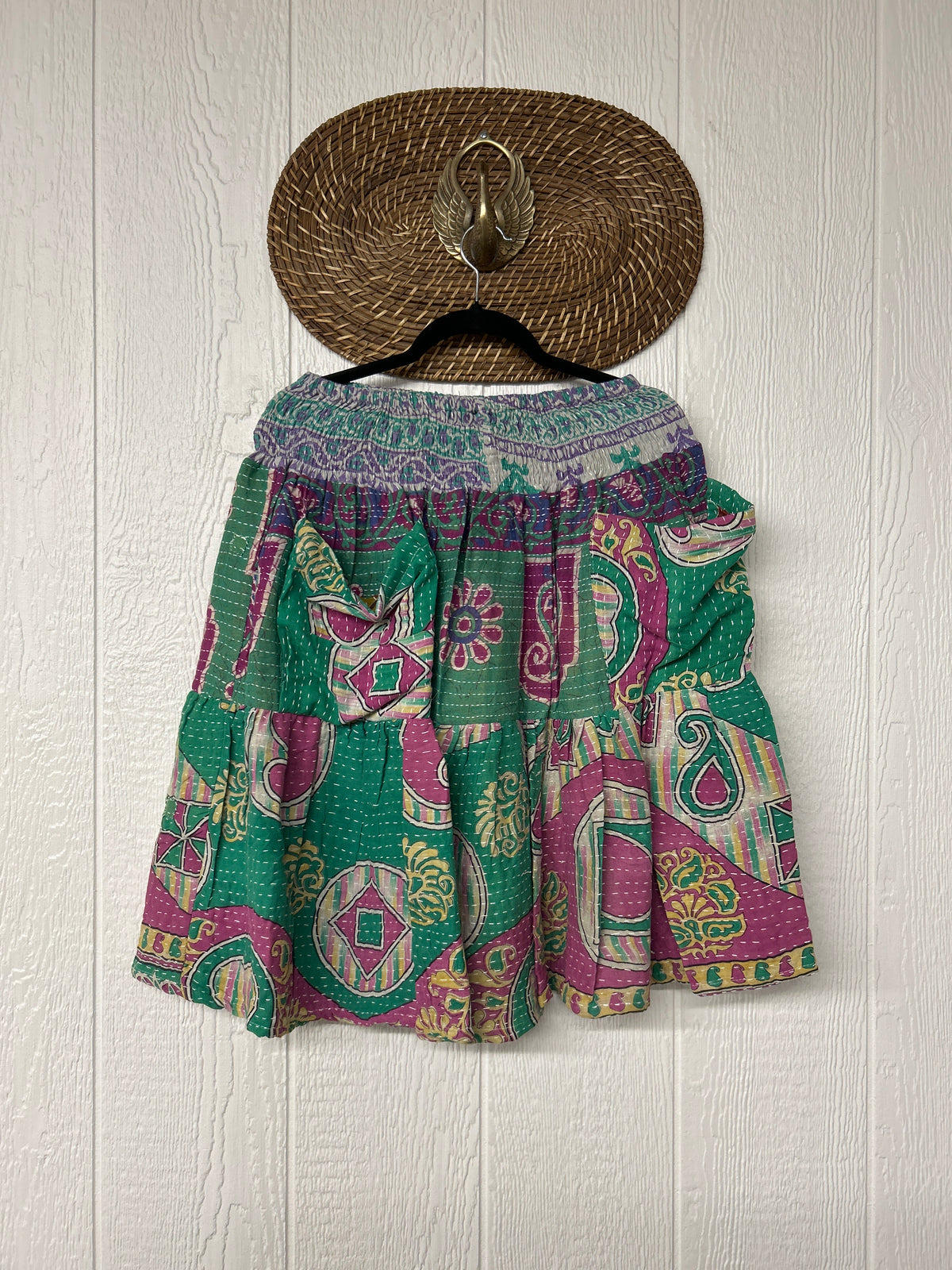 Pareo Kantha Meadow Skirt 0826 096