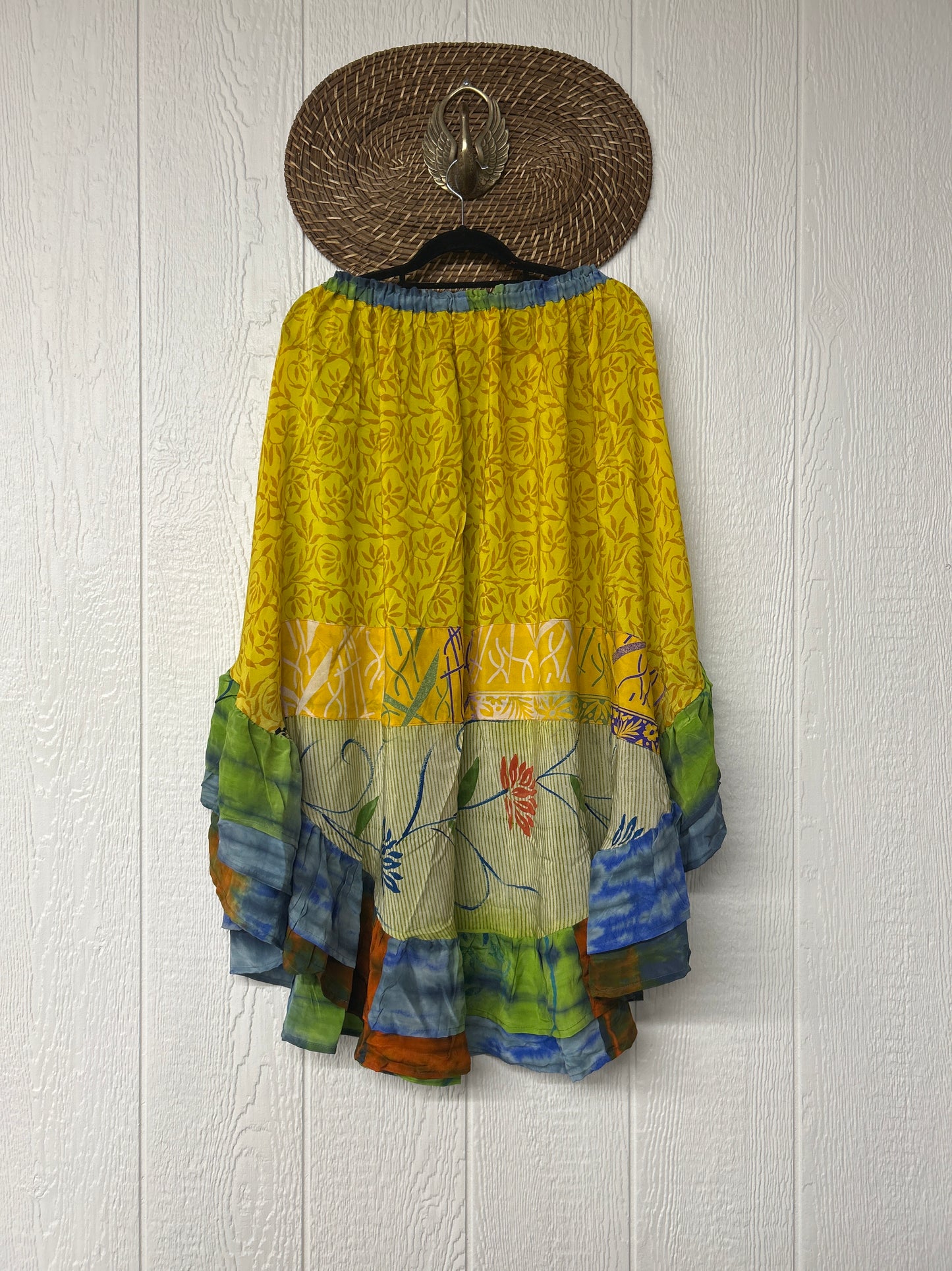 Crepe Wild Rose Skirt 1025 103