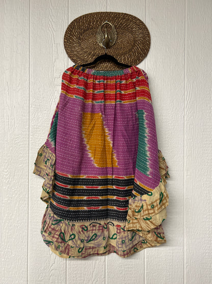 Pareo Kantha Wild Rose Skirt 0426 085