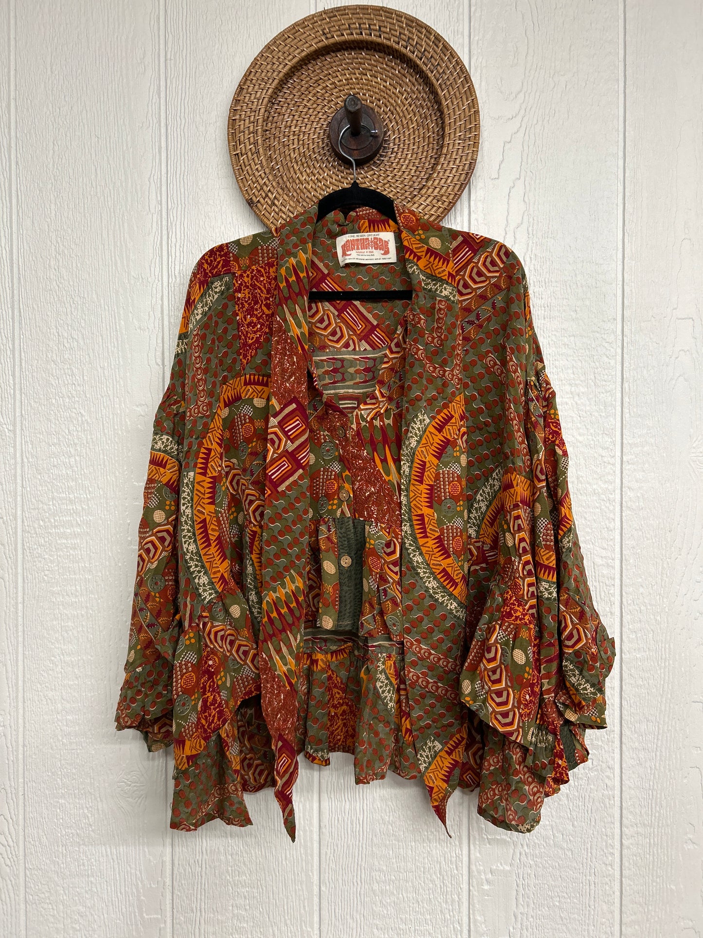 Crepe Sari Wild Rose Top 1225 133