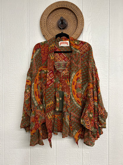 Crepe Sari Wild Rose Top 1225 133