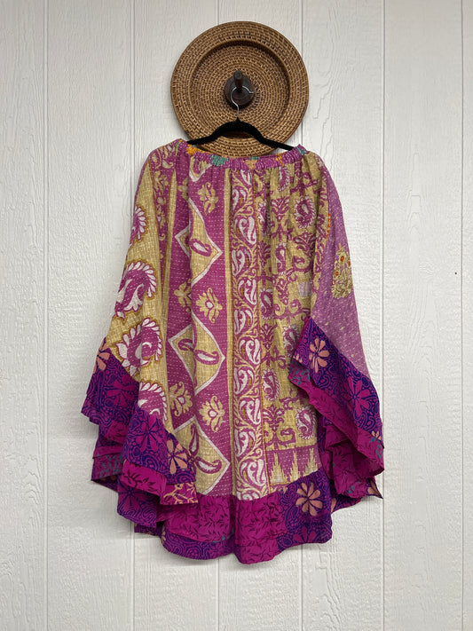 Pareo Kantha Wild Rose Skirt 0426 120