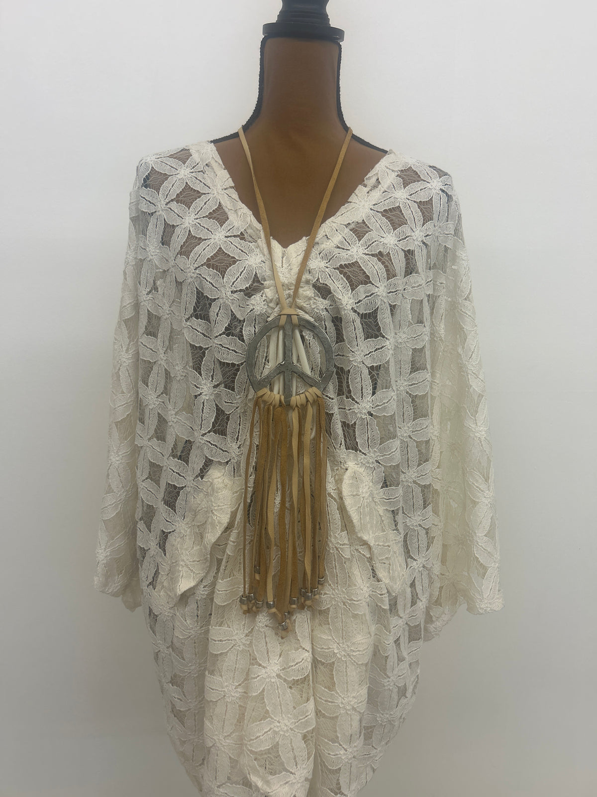 Peace Tassel Necklace - Willow