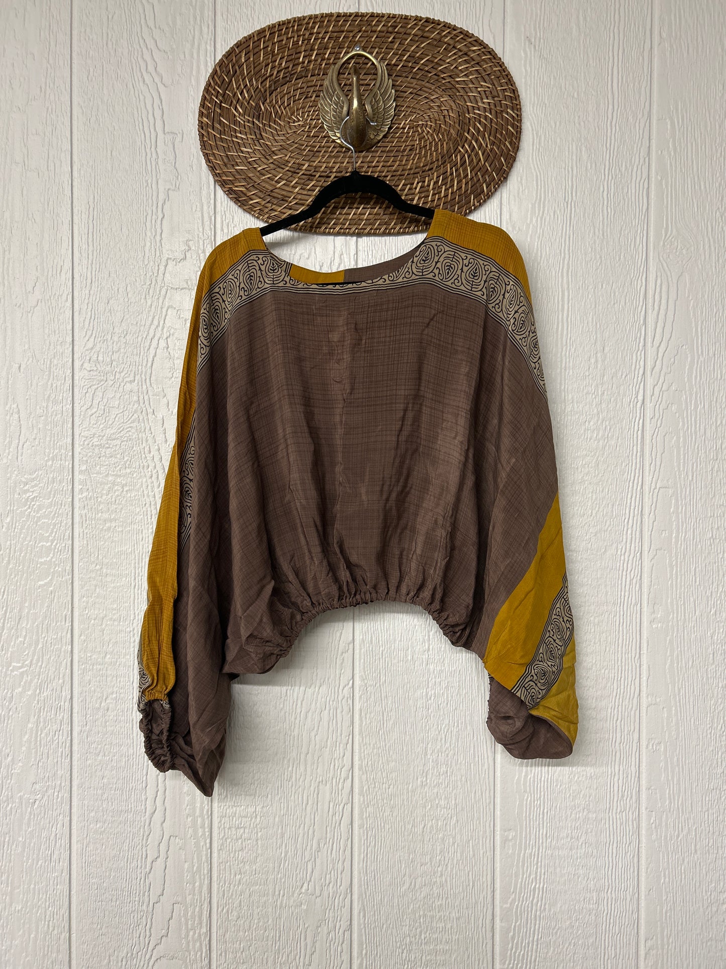 Crepe Sari Luna Crop Top 0126 257