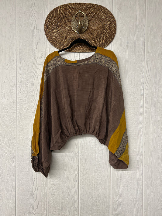 Crepe Sari Luna Crop Top 0126 257