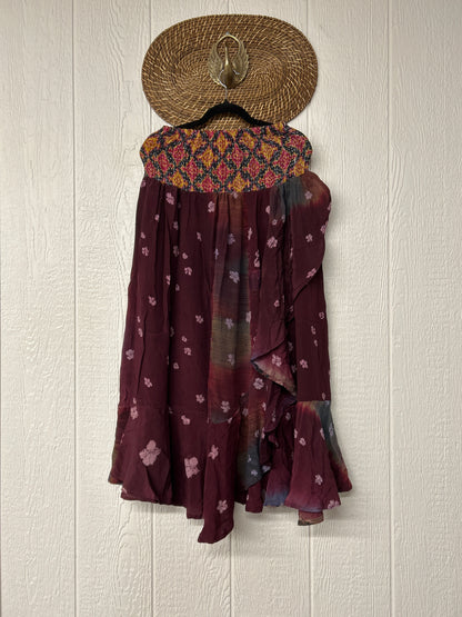 Crepe Sari Inner Peace Wrap Skirt 0626 045
