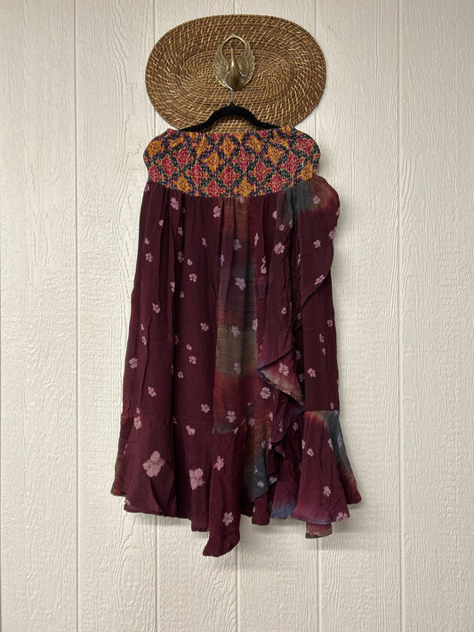 Crepe Sari Inner Peace Wrap Skirt 0626 045