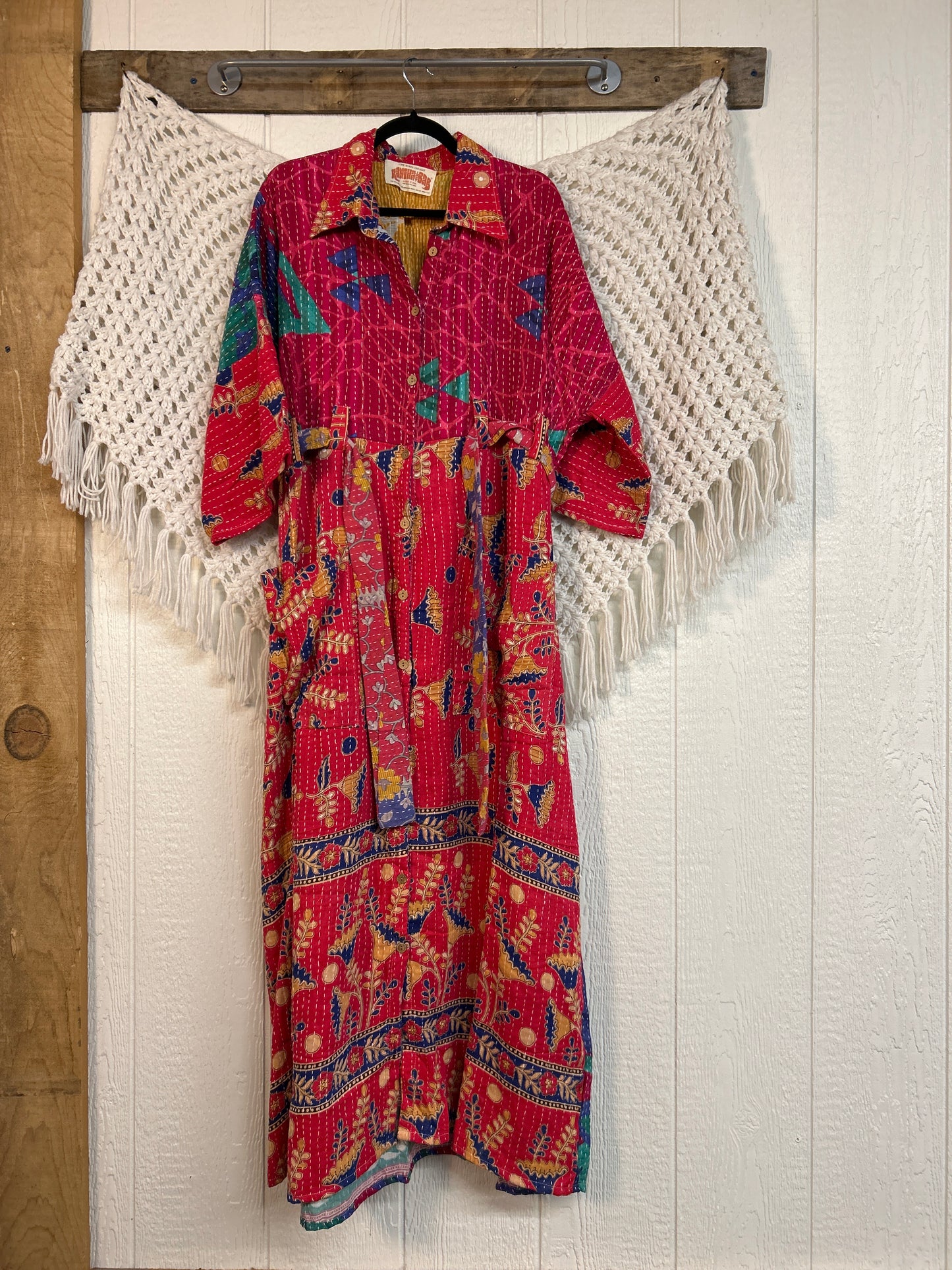 Pareo Kantha Gravity Duster Dress 0226 163