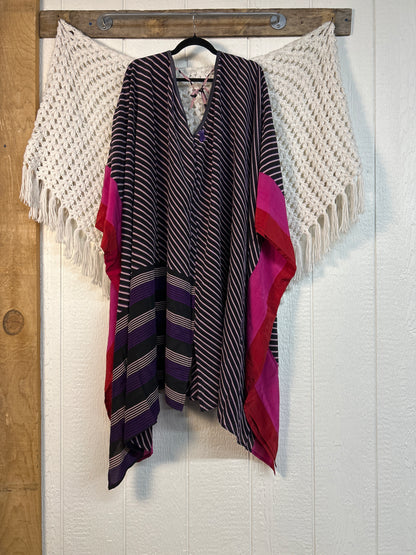 Crepe Sari Orchid Kimono 0626 157