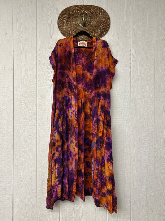 Crepe Sari Summer Evermore Kimono 0726 035