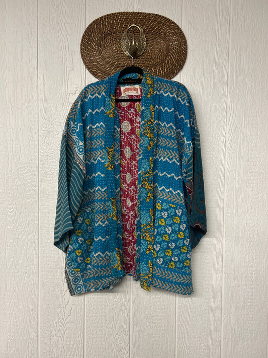 Pareo Kantha Shortie Majestic Kimono 0326 084