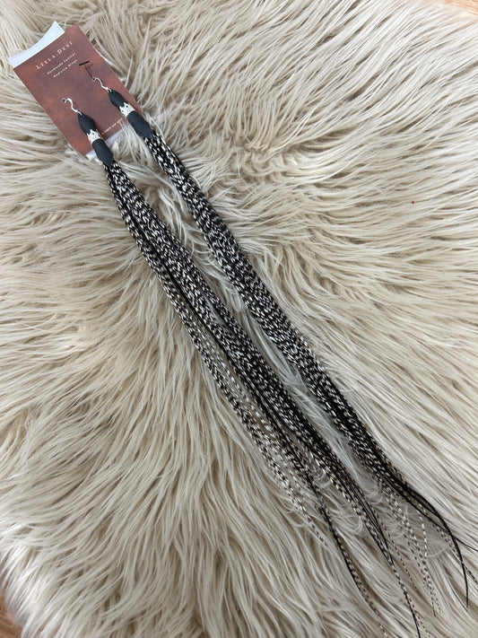 Feather Earrings - Long - 006