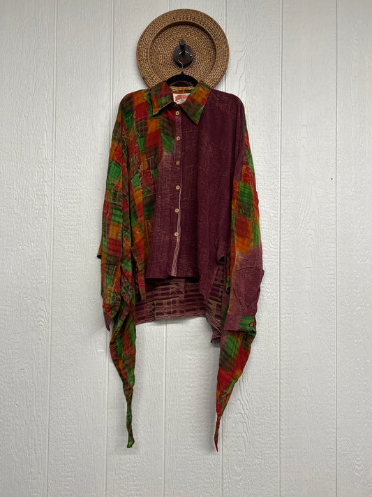 Crepe Sari Nirvana Button Down 1125 263