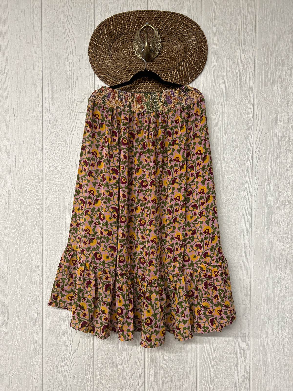 Crepe Sari Dahlia Skirt 1026 133