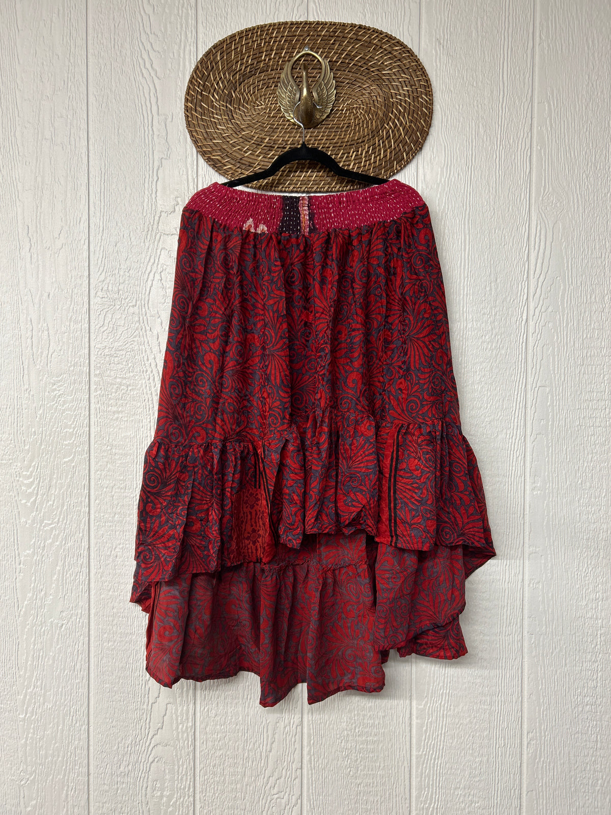 Crepe Sari Dahlia Skirt 1026 108