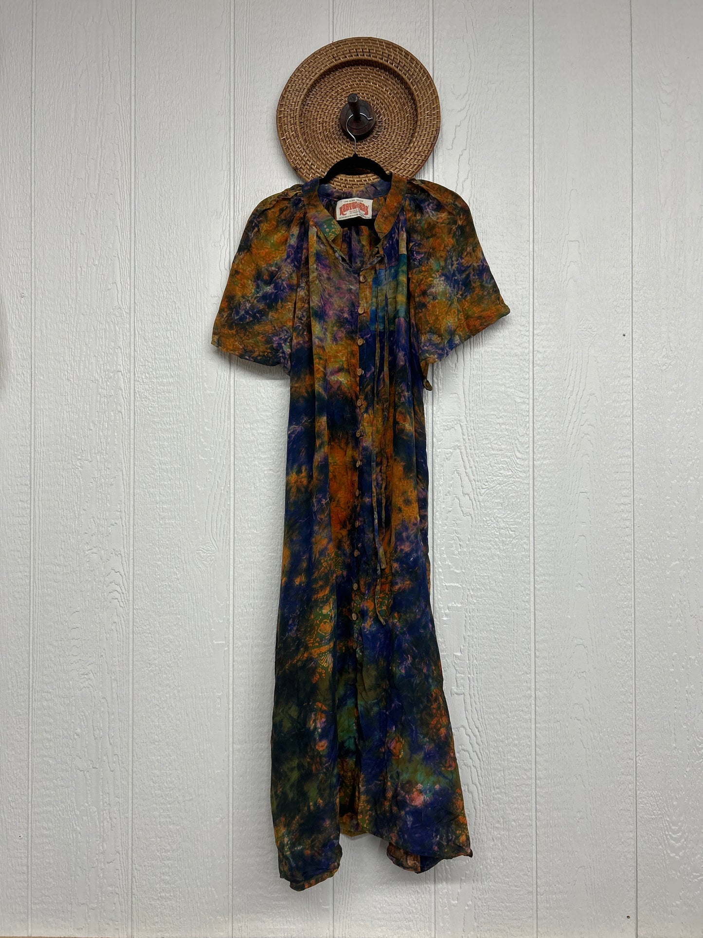 Crepe Sari Summer Woodstock Duster 0626 116