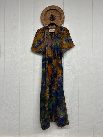 Crepe Sari Summer Woodstock Duster 0626 116