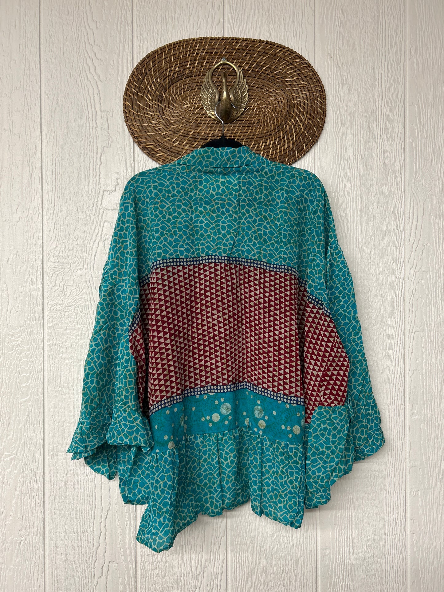 Crepe Sari Wild Rose Top 1225 204