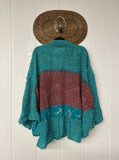 Crepe Sari Wild Rose Top 1225 204