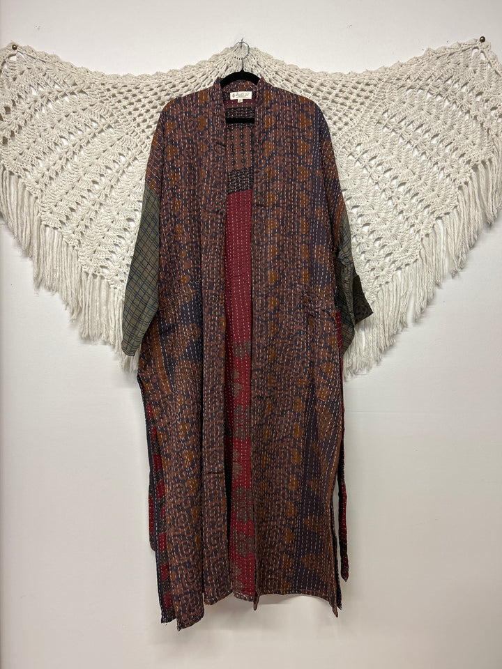 Majestic Caramel Overdye Kimono 1124 019