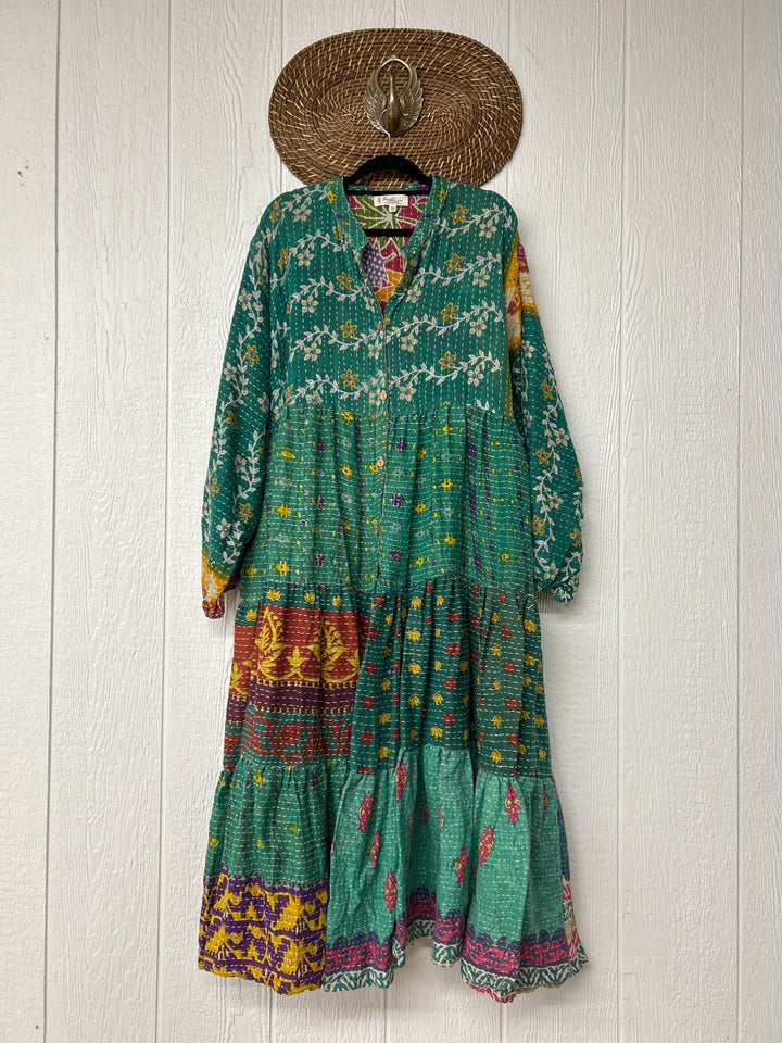 Kantha Luminous Maxi Dress 1224 064