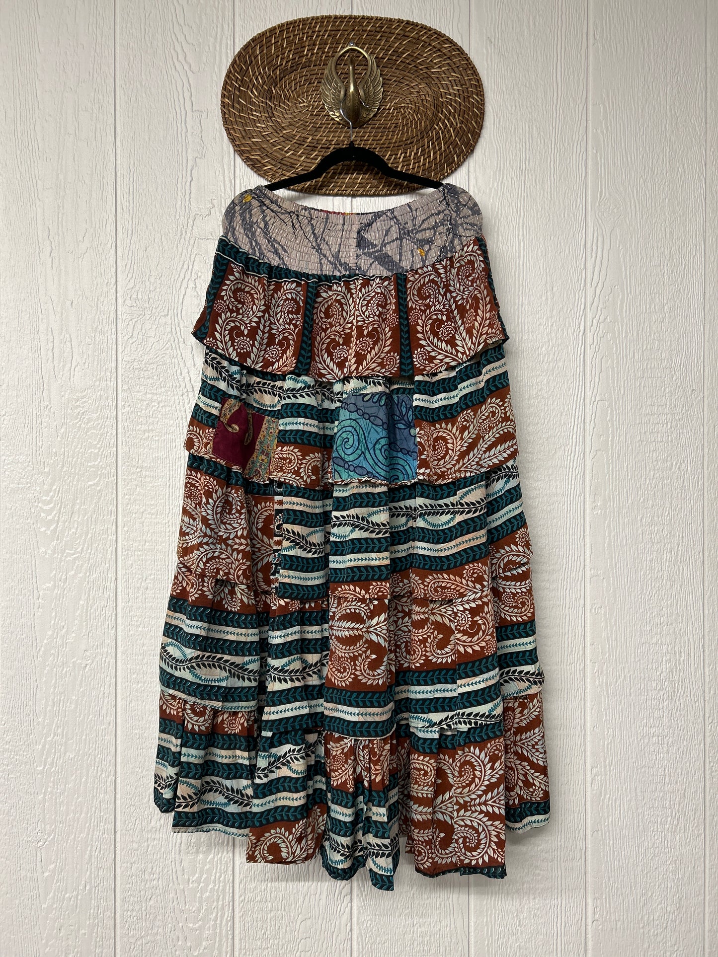 Rasgulla Sari Venus Ruffle Maxi 1125 008