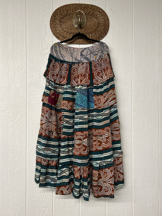 Rasgulla Sari Venus Ruffle Maxi 1125 008