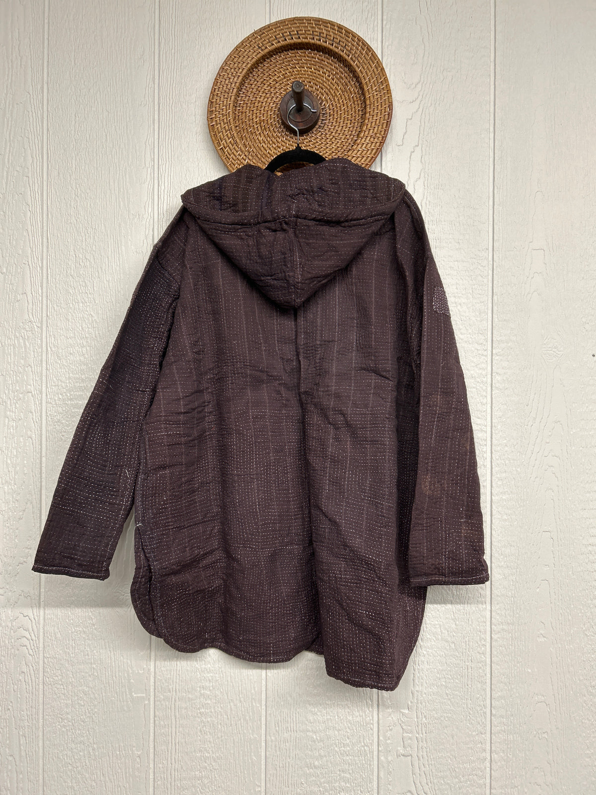Aura Edit Fine Kantha Under The Stars Hoodie 1026 005