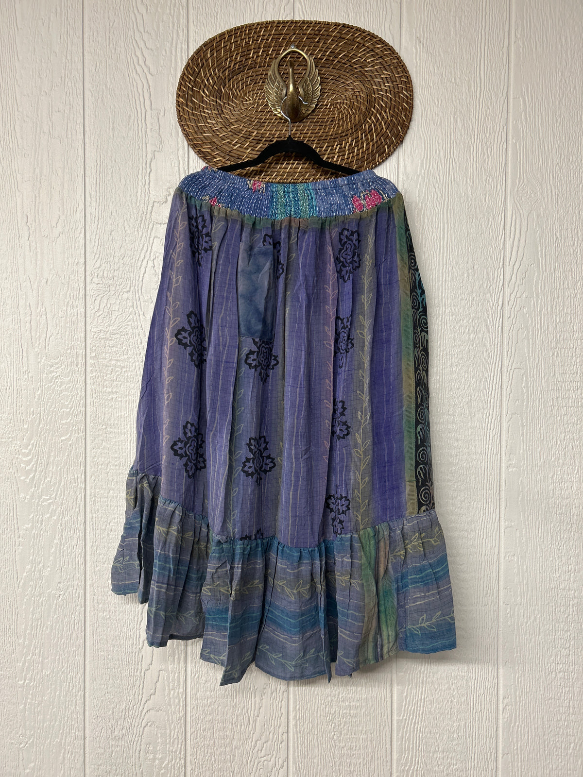 Crepe Sari Dahlia Skirt 1026 101