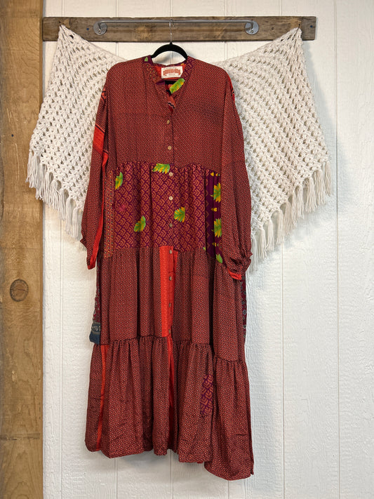 Rasgulla Sari Luminous Maxi Dress 0226 267