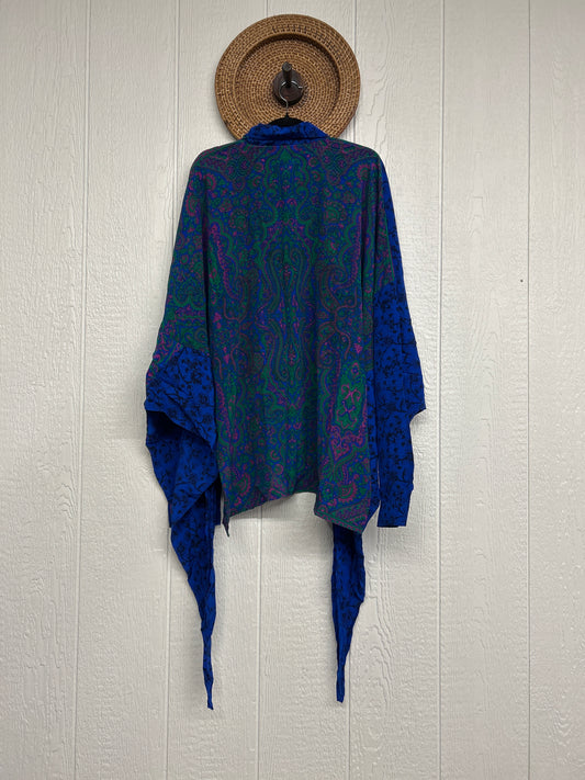 Crepe Sari Nirvana Button Down 1125 251