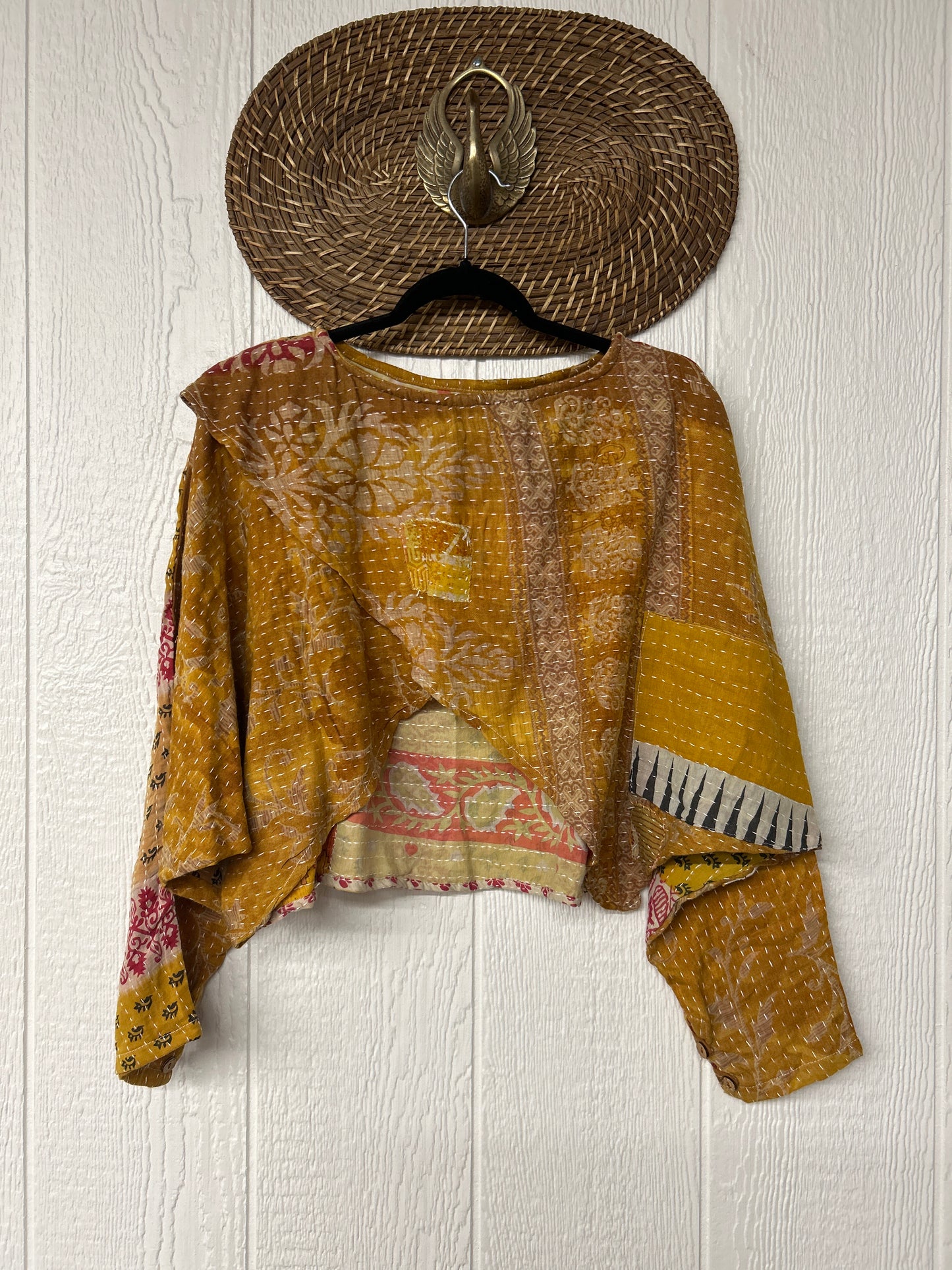 Pareo Kantha In Bloom Cropped Pullover 0326 228