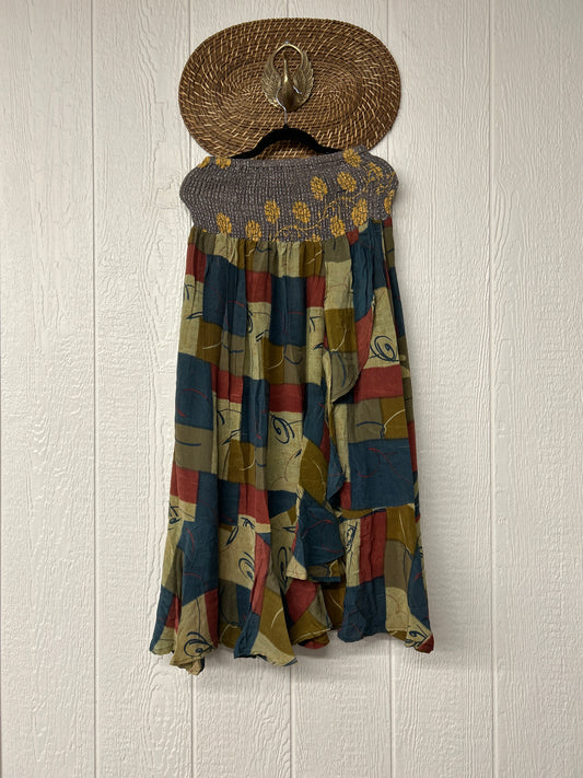 Crepe Sari Inner Peace Wrap Skirt 0626 103