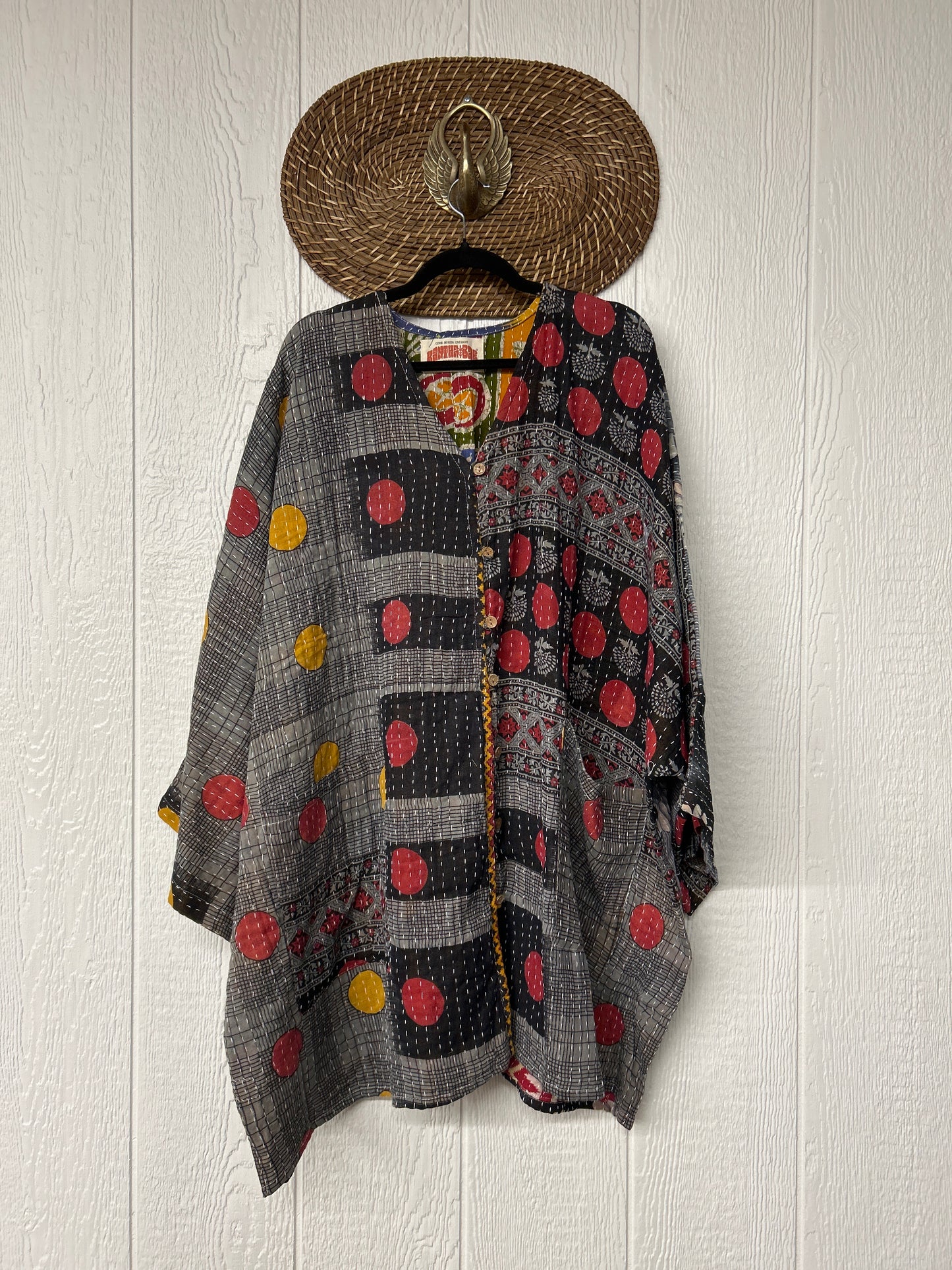 Pareo Kantha Gaia Button-Down Kimono 0126 263