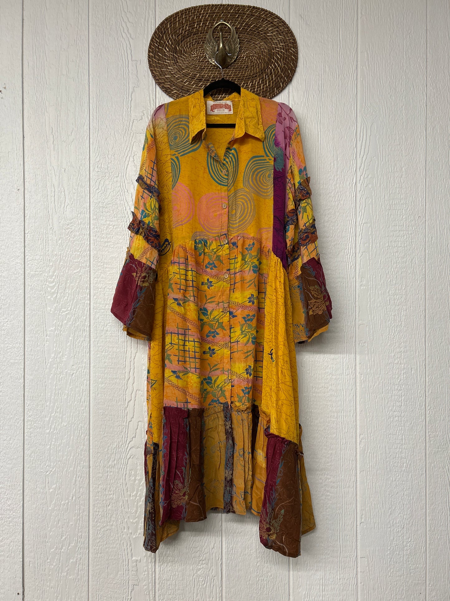 Crepe Sari Rhiannon Duster Dress 0226 087