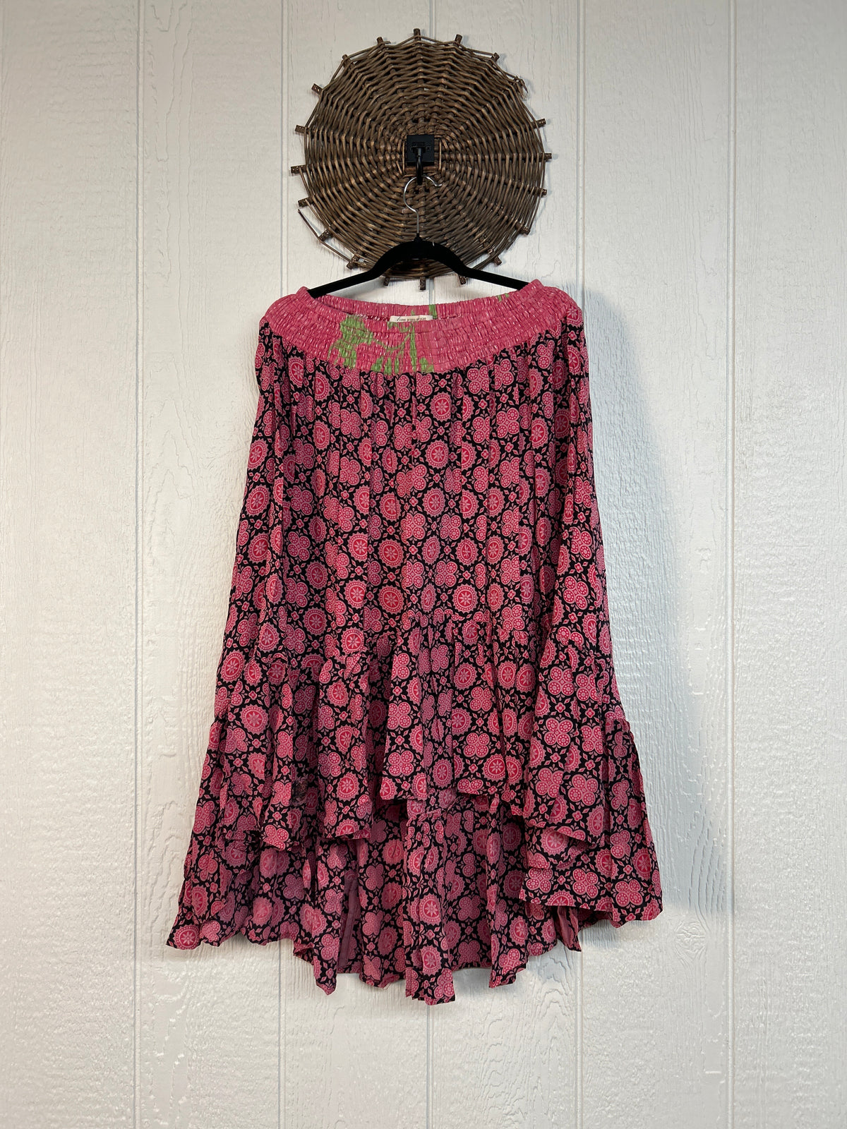 Crepe Sari Dahlia Skirt 1026 179