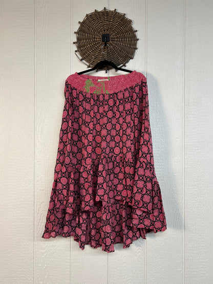 Crepe Sari Dahlia Skirt 1026 179