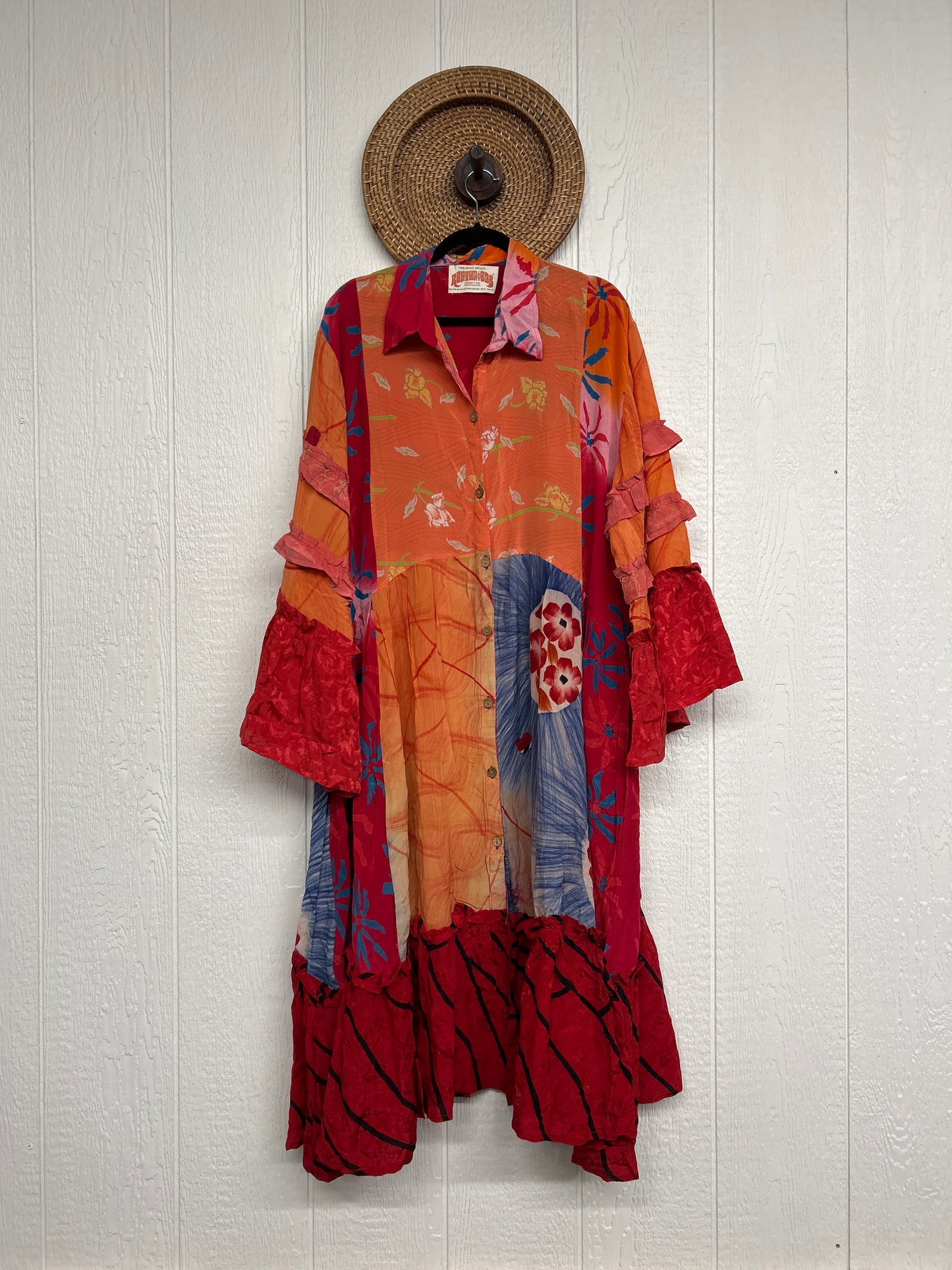 Crepe Sari Rhiannon Duster Dress 0226 147