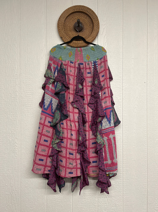 Pareo Kantha Willow Maxi Skirt 0826 001
