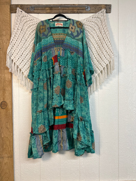 Rasgulla Sari Rhiannon Kimono 0826 010