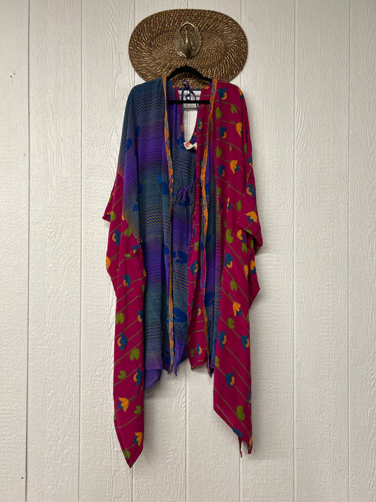Crepe Sari Orchid Kimono 0626 133