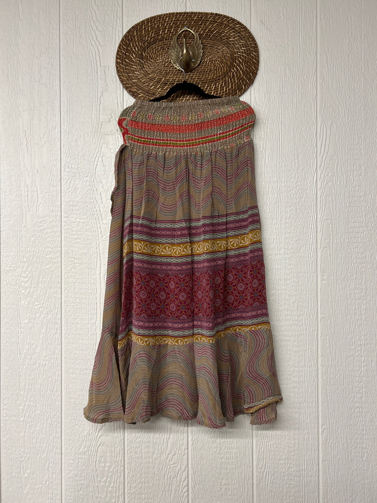 Crepe Sari Inner Peace Wrap Skirt 0626 220