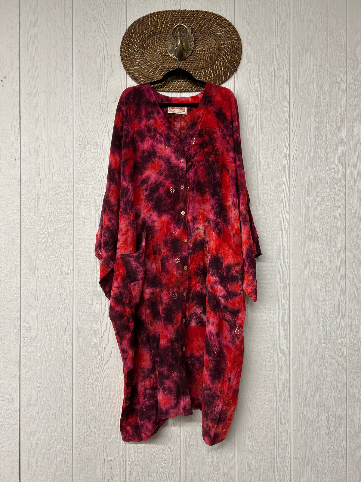 Crepe Sari Gaia Duster Dress 0826 050