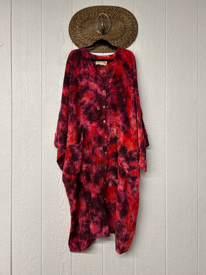Crepe Sari Gaia Duster Dress 0826 050