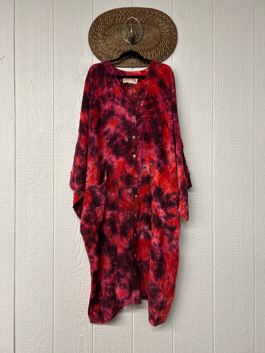Crepe Sari Gaia Duster Dress 0826 050